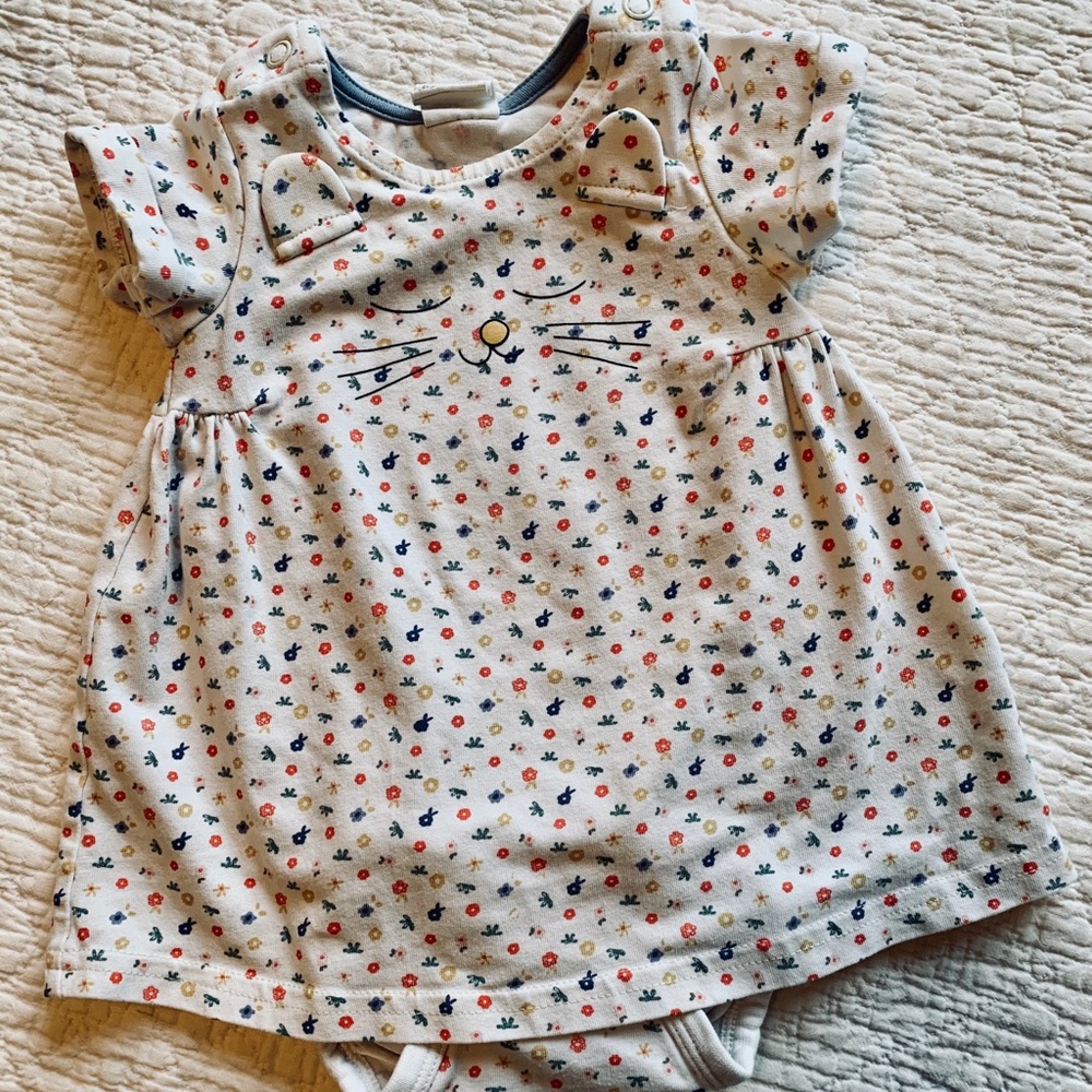 H&M kitty onesie dress
